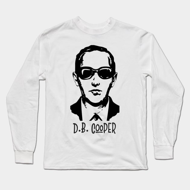 DB Cooper Long Sleeve T-Shirt by Verge of Puberty